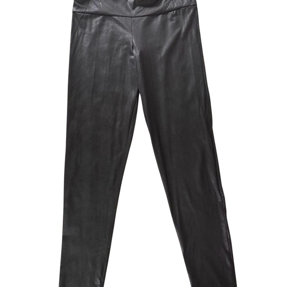 Cotton On Black Faux Leather Pants